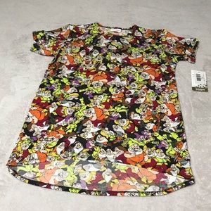 Lularoe Gracie seven dwarves Disney shirt